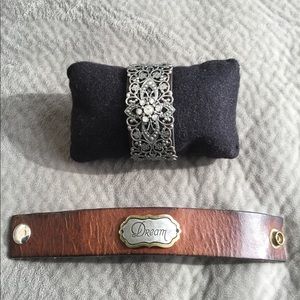 2 hand made bracelets